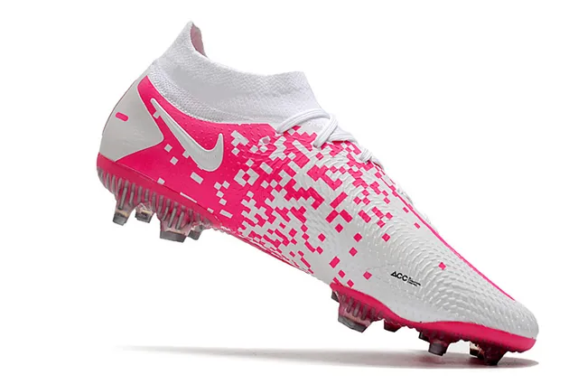 Nike Phantom GT White Blue Gold Firm-Ground Soccer Shoes 19