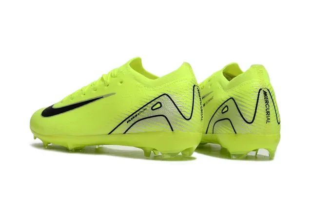 Nike Phantom GT أصفر أسود منخفض القطع نسيج علوي مسامير مطبوعة أرض صلبة أحذية كرة القدم 4