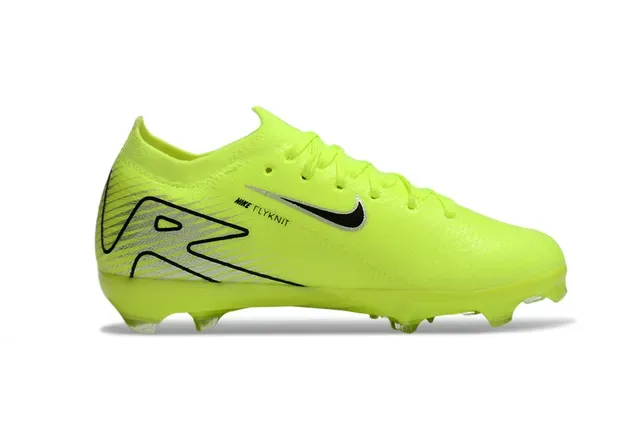 Nike Phantom GT أصفر أسود منخفض القطع نسيج علوي مسامير مطبوعة أرض صلبة أحذية كرة القدم 5