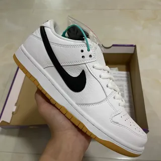 Nike SB Dunk Low White Black Gum Skateboard Shoes
