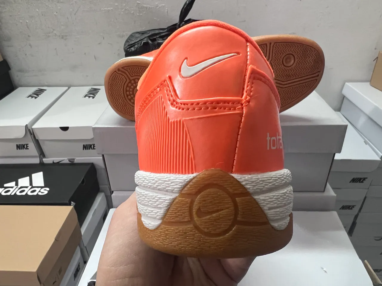 Nike Total 90 III Laranja sapatos de futebol indoor 3