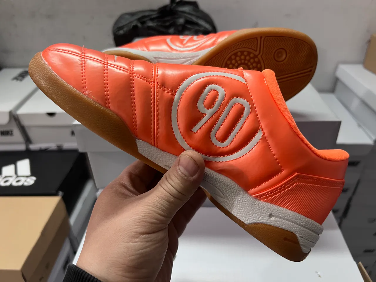 Nike Total 90 III Laranja sapatos de futebol indoor 4