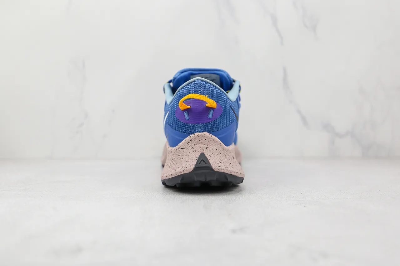 Nike Trail नीला भूरा इंजीनियर मेश ऊपरी स्पेकल्ड फोम मिडसोल रनिंग जूते 2