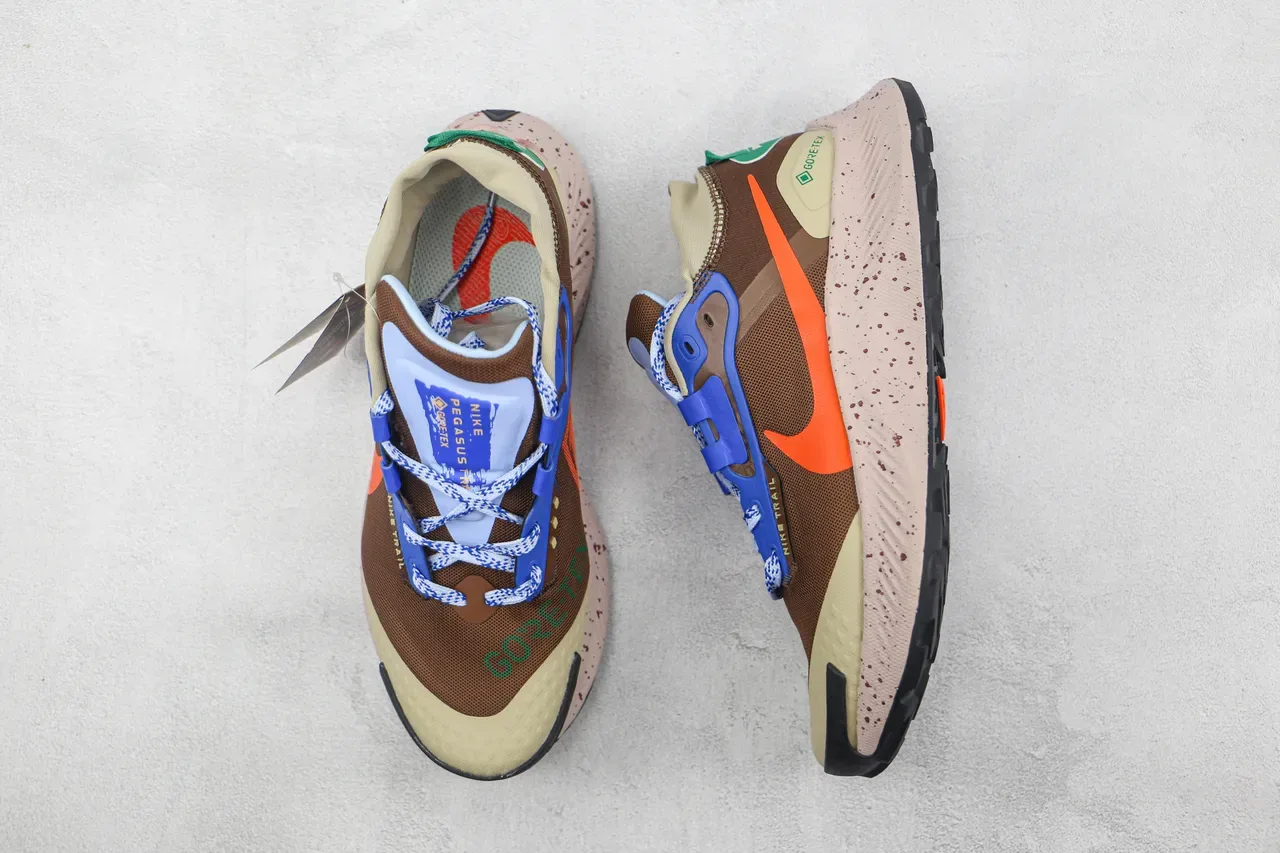 Nike Trail ब्राउन ऑरेंज Silhouette GORE-TEX Waterproof রানিং শু 3