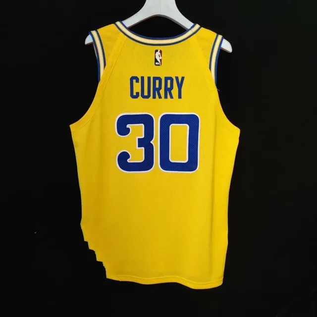 Camiseta Amarilla de la Edición del Jugador Nike Warriors 3