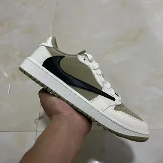 Nike أبيض أخضر الجيش منخفض السطح بناء اللوحات الطبقية حذاء رياضي للأسلوب الحياة