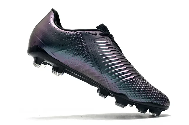 Nike Branco Preto Botins Baixos com Cadarço Assimétrico para Campo Firme Sapatos de Futebol 2