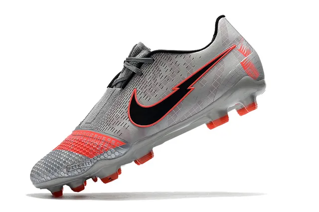Nike Branco Preto Botins Baixos com Cadarço Assimétrico para Campo Firme Sapatos de Futebol 10