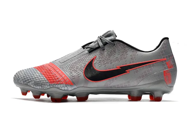 Nike Branco Preto Botins Baixos com Cadarço Assimétrico para Campo Firme Sapatos de Futebol 15