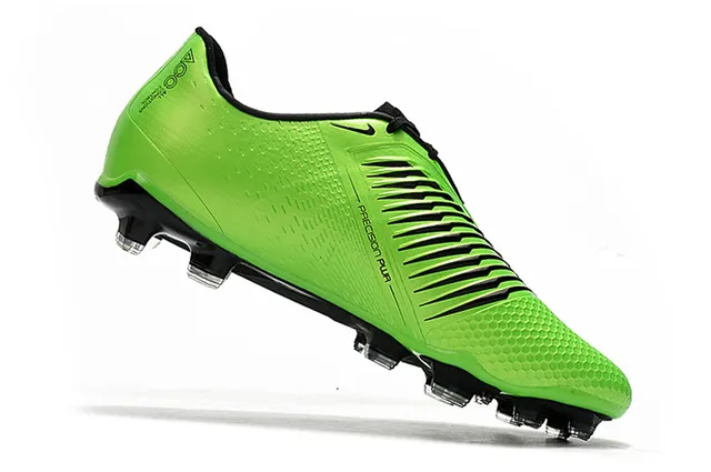 Nike Branco Preto Botins Baixos com Cadarço Assimétrico para Campo Firme Sapatos de Futebol 21