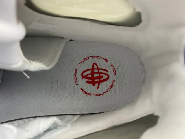 Nike Tênis de Basquete Branco e Azul Alto com Upper Sintético Ribeteado 7