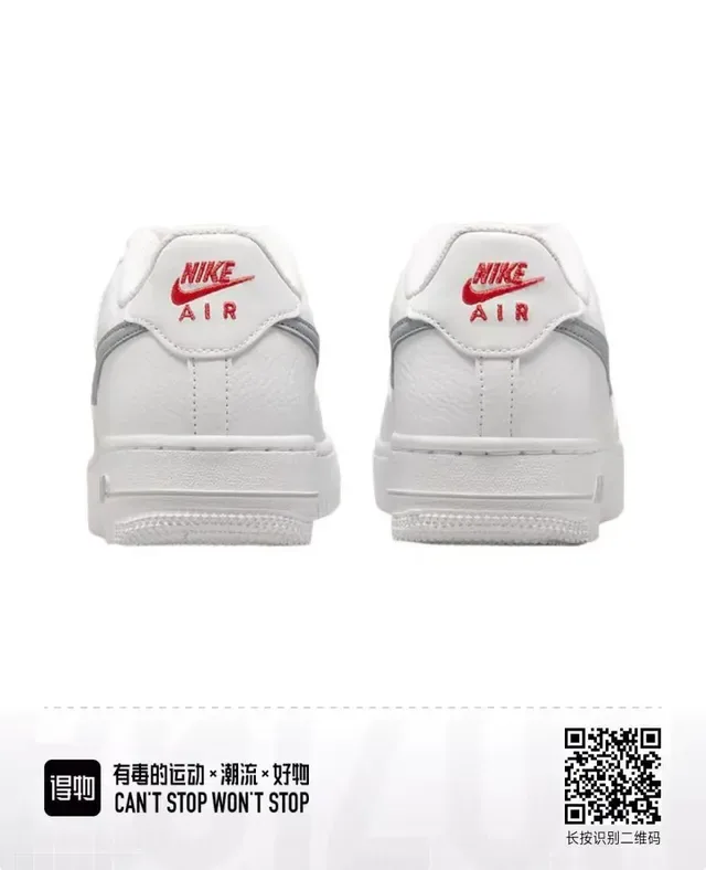 نيكي أبيض رمادي Low-Top Cupsole Lifestyle Sneakers 5
