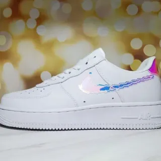 نایک حذاء رياضي أسلوب حياة أبيض متعدد الألوان low-top جلدي