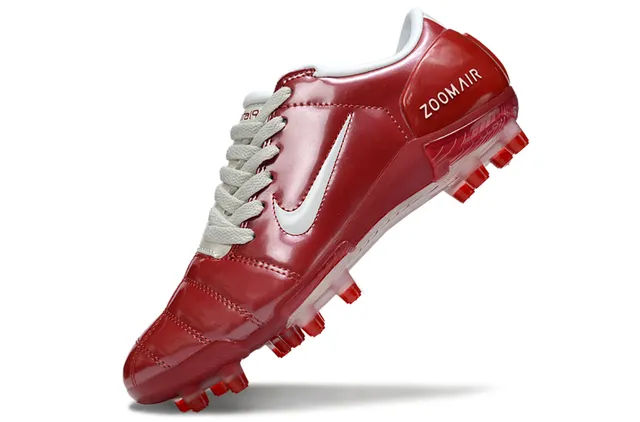 Nike Zoom Air लाल चमकदार फर्म-ग्राउंड फुटबॉल जूते 5