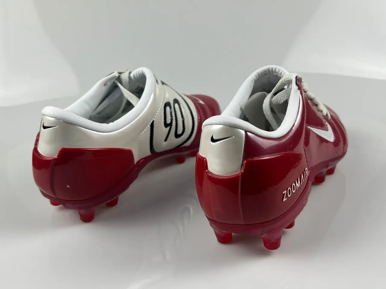 Nike Zoom Air लाल चमकदार फर्म-ग्राउंड फुटबॉल जूते 8