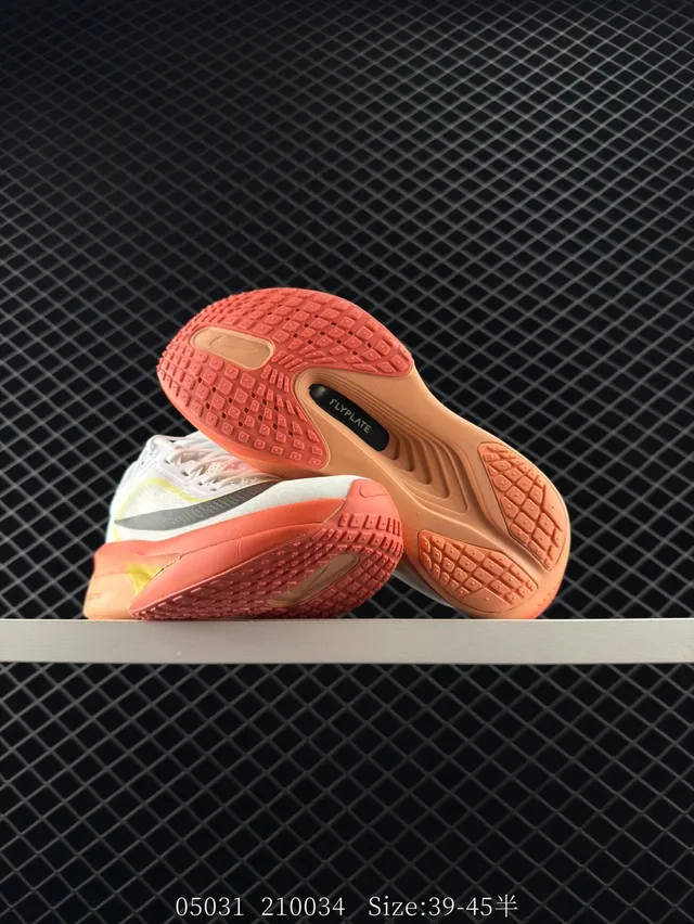 Nike Zoom Fly 6 Flyknit Beige Brown Navy Running Shoes 5