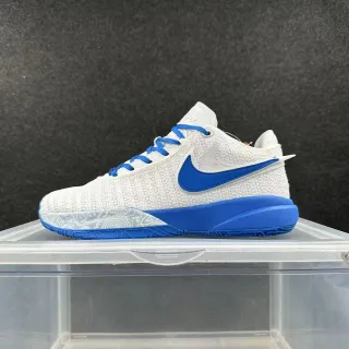 Nike Zoom Freak सफेद नीला निट मिडफुट स्ट्रैप बास्केटबॉल जूते