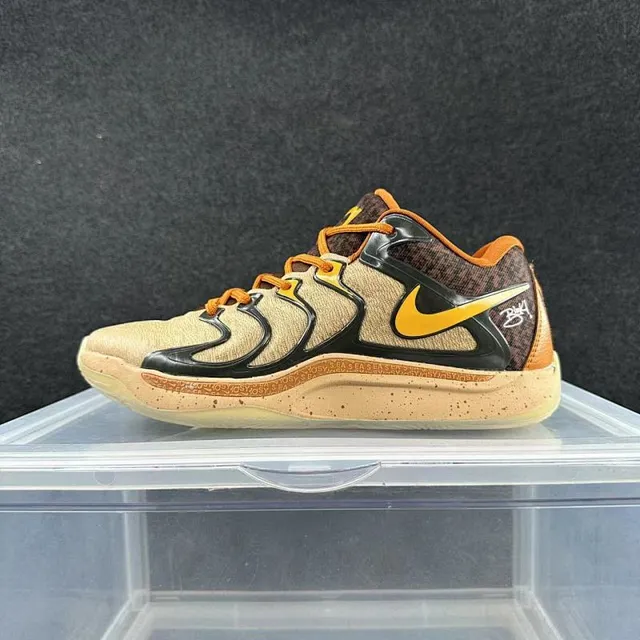 Nike Zoom Kobe IV Beige Black Orange Yellow बास्केटबॉल जूते 2