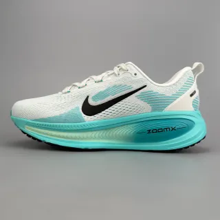 Nike ZoomX Invincible Run सफेद नीला इंजीनियर निट अपर फुल लेंथ मिडसोल रनिंग जूते