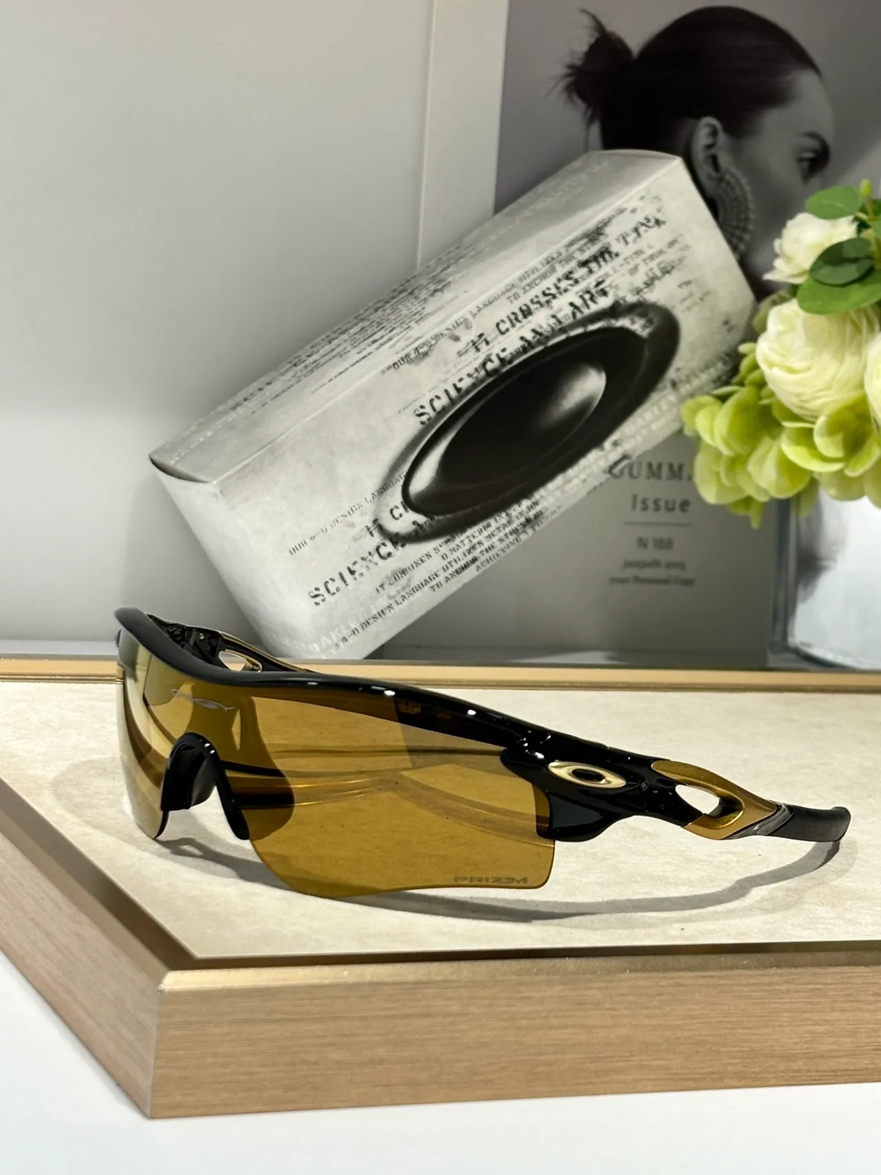 Oakley Radar foto-cromático Gafas de sol blanco y negro 7