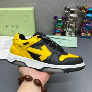 Off-White Arrow Sneaker Black Yellow Lifestyle Sneakers