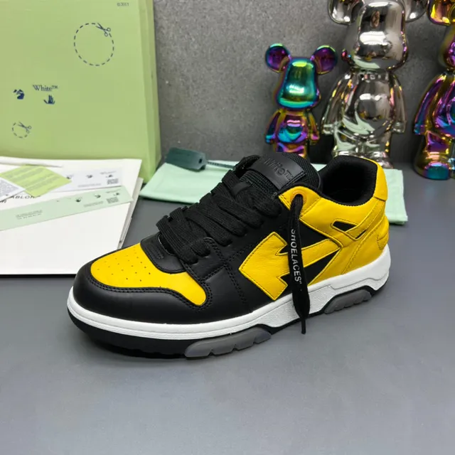 Off-White Arrow sneakers noir jaune lifestyle sneakers 4