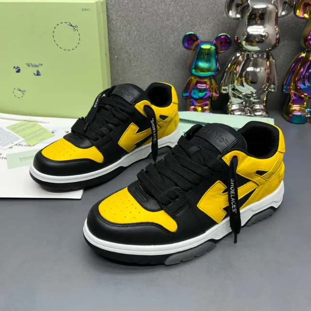 Off-White Arrow sneakers noir jaune lifestyle sneakers 8