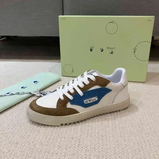 Off-White Couple Fund বেইজ লো-টপ কাপসোল লাইফস্টাইল স্নিকার্স 9