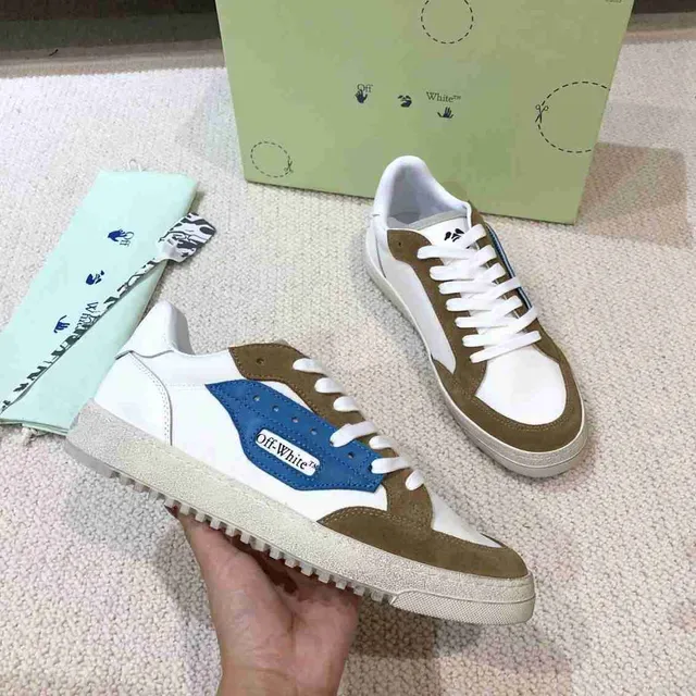 Off-White Couple Fund বেইজ লো-টপ কাপসোল লাইফস্টাইল স্নিকার্স 10