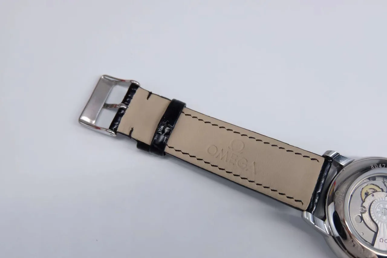 Omega De Ville Black Dial Mechanical Watch 3