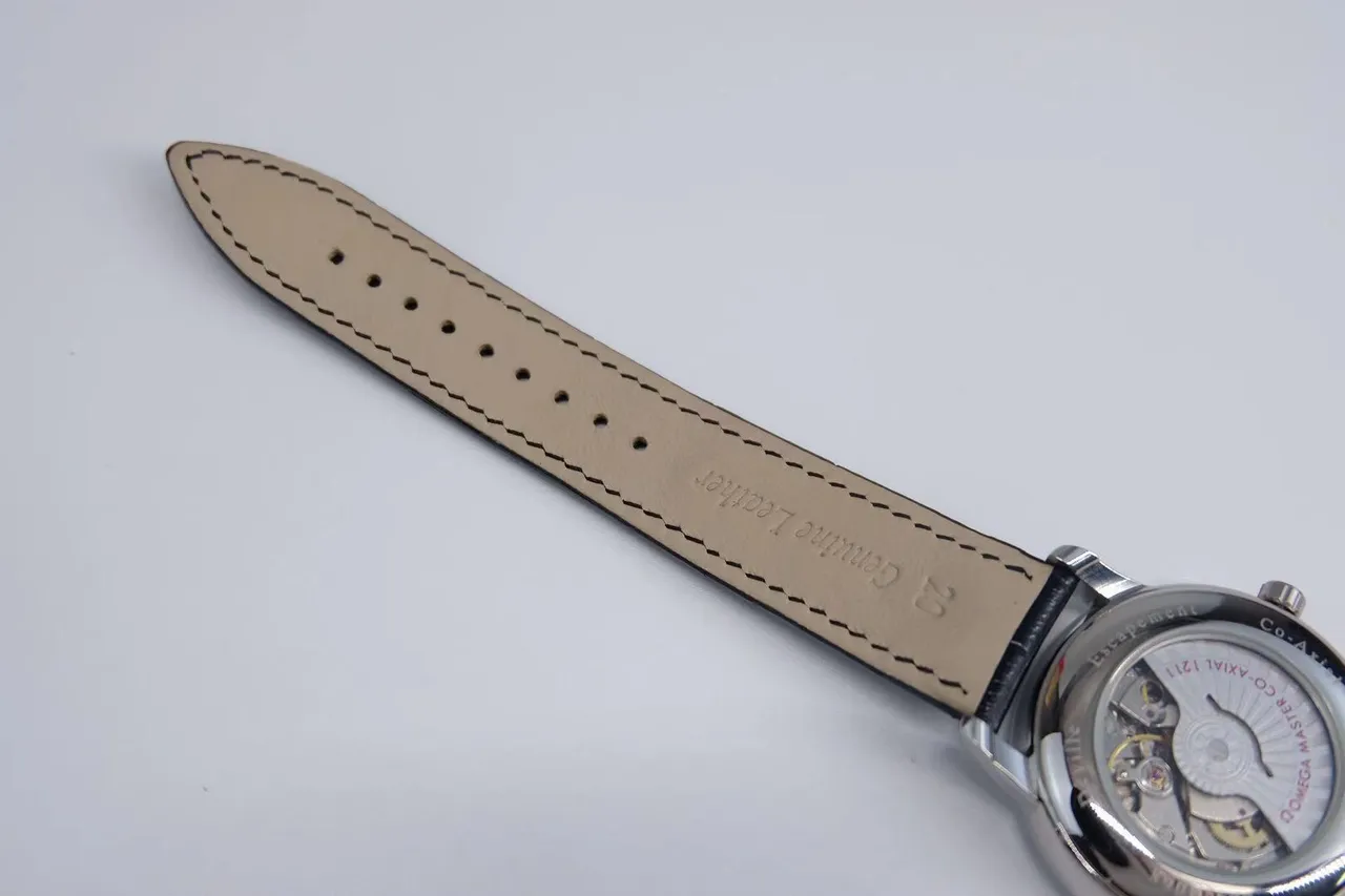 Omega De Ville Black Dial Mechanical Watch 4
