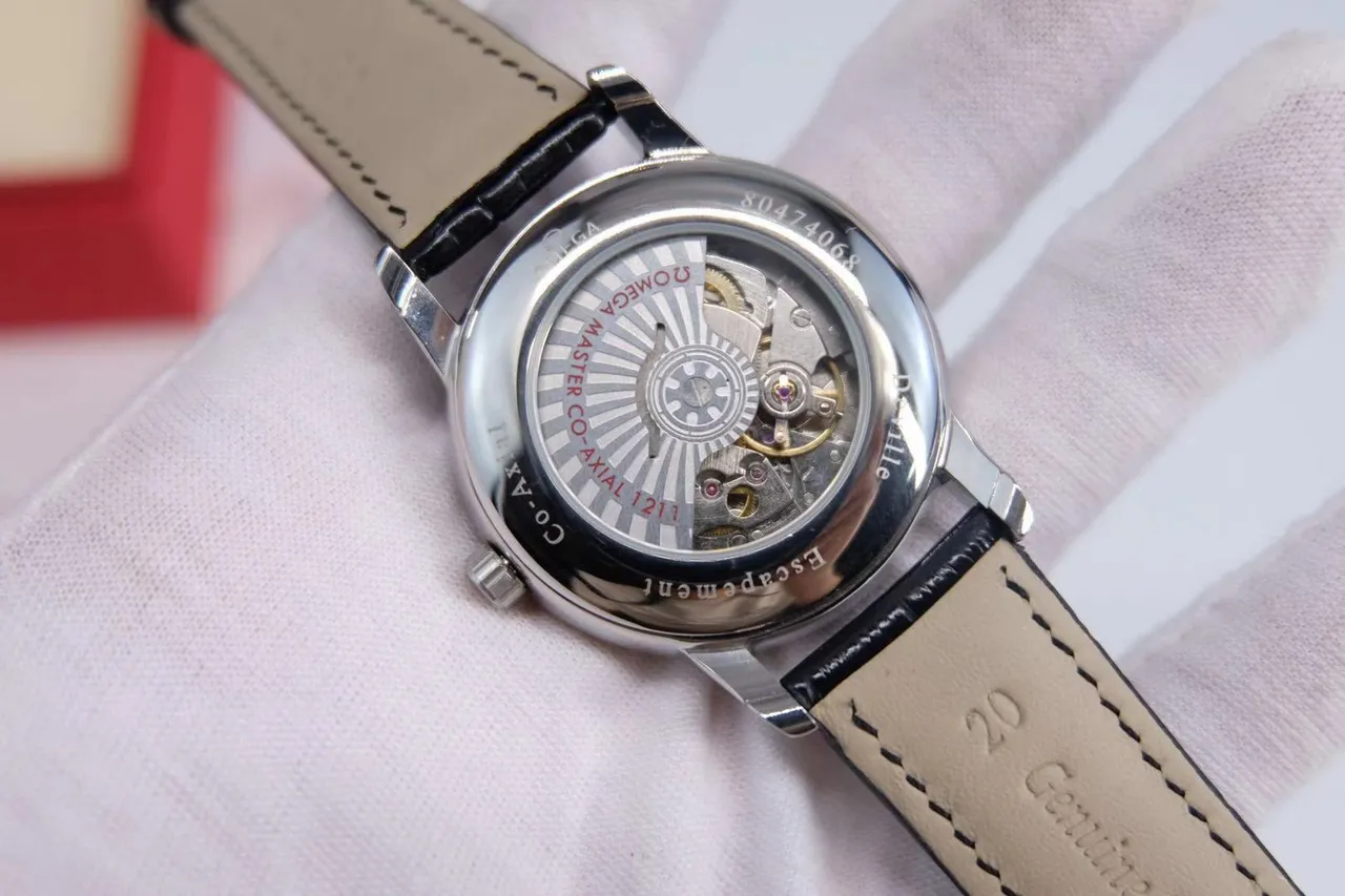 Omega De Ville Black Dial Mechanical Watch 6
