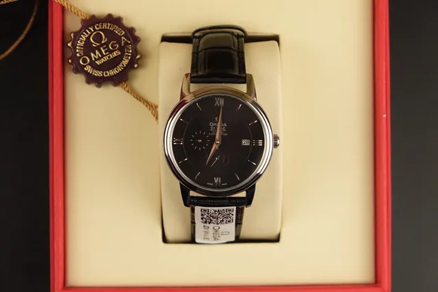 Omega De Ville Dial Negro Reloj Mecánico 2