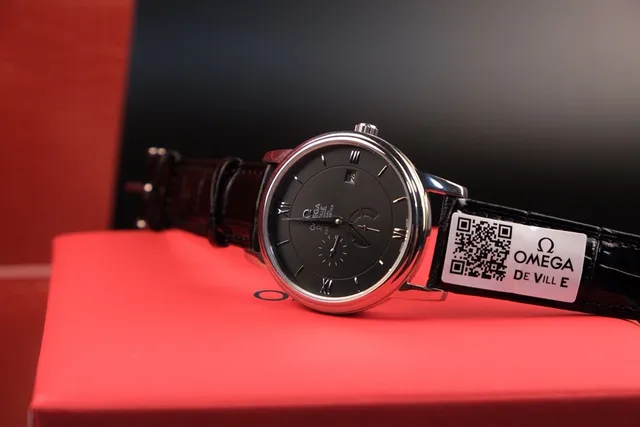 Omega De Ville Dial Negro Reloj Mecánico 3