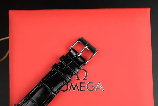 Omega De Ville Dial Negro Reloj Mecánico 4