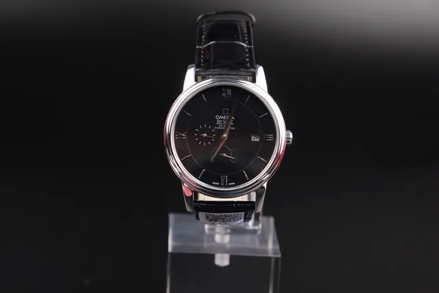 Omega De Ville Dial Negro Reloj Mecánico 7