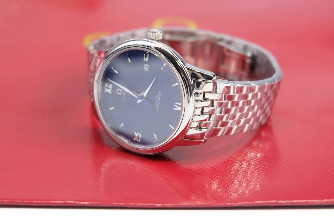 Omega De Ville Prestige Co-Axial Chronometer 蓝面机械表 3