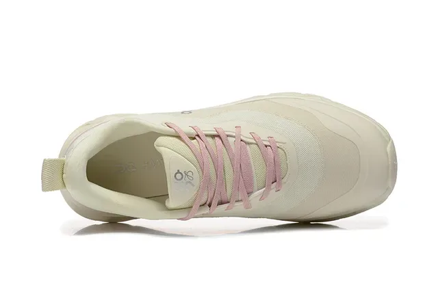 On Cloud Beige Pink Cloudtec Pod সোল মেশ আপার লাইফস্টাইল স্নিকার 3