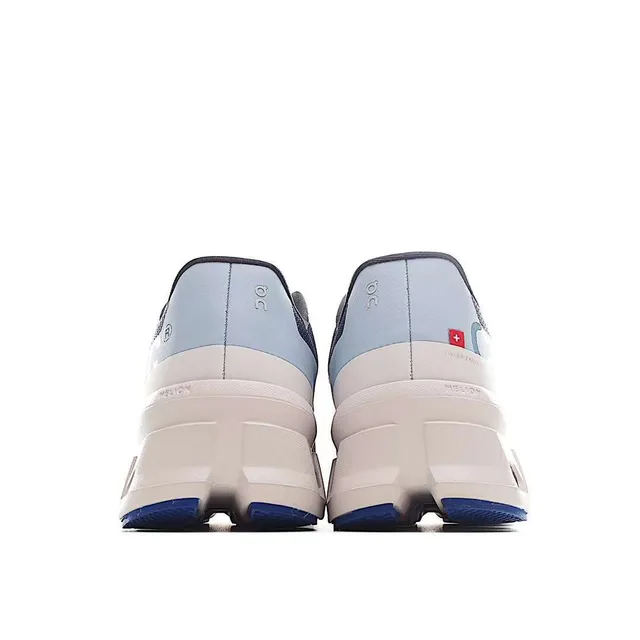 On Cloudmonster Azul marino y azul cielo Zapatillas de correr 6
