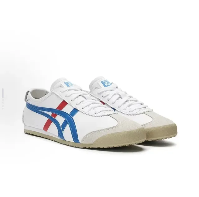 Onitsuka Tiger Mexico 66 Blanco Azul Rojo Lifestyle Sneakers 4