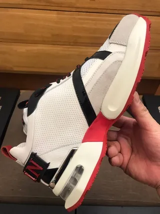 Philipp Plein PP Sport Suela blanca y negra Malla y recubrimiento sintético Zapatillas con suela gruesa 9