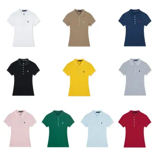 Polo Ralph Lauren White Embroidered Logo Polo Shirt