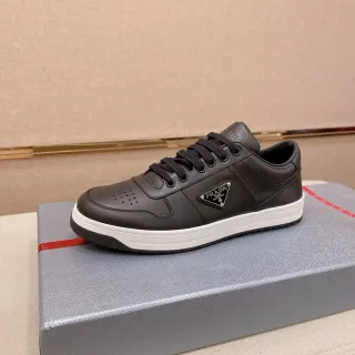 Prada Cloudbust Black Leather Lifestyle Sneakers