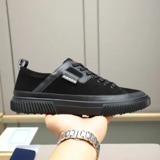 Prada Cloudbust Black Suede and Leather Lifestyle Sneakers
