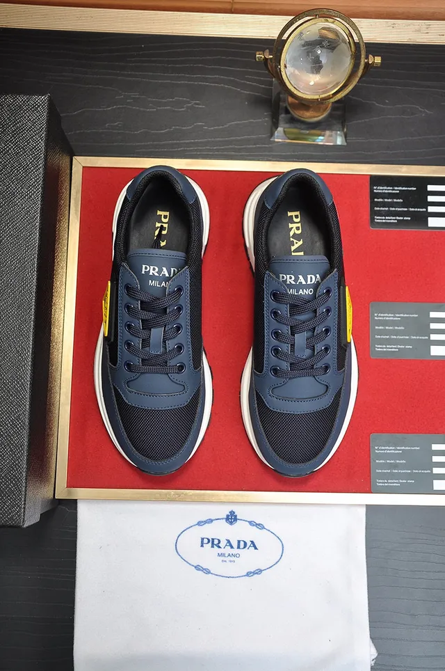 Prada Cloudbust Navy and Black Lifestyle Sneakers 9