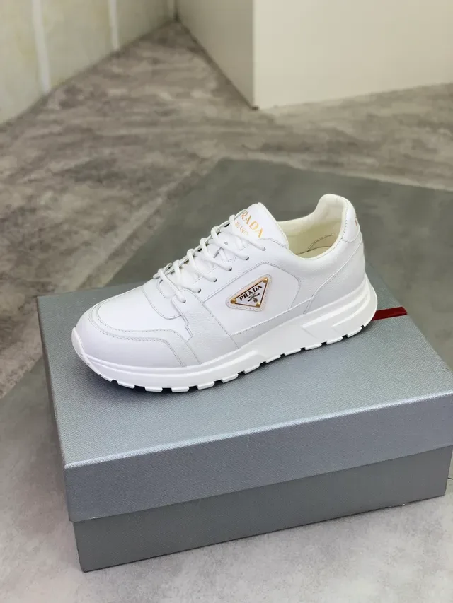 Prada Cloudbust Tênis Lifestyle de Couro Branco 5