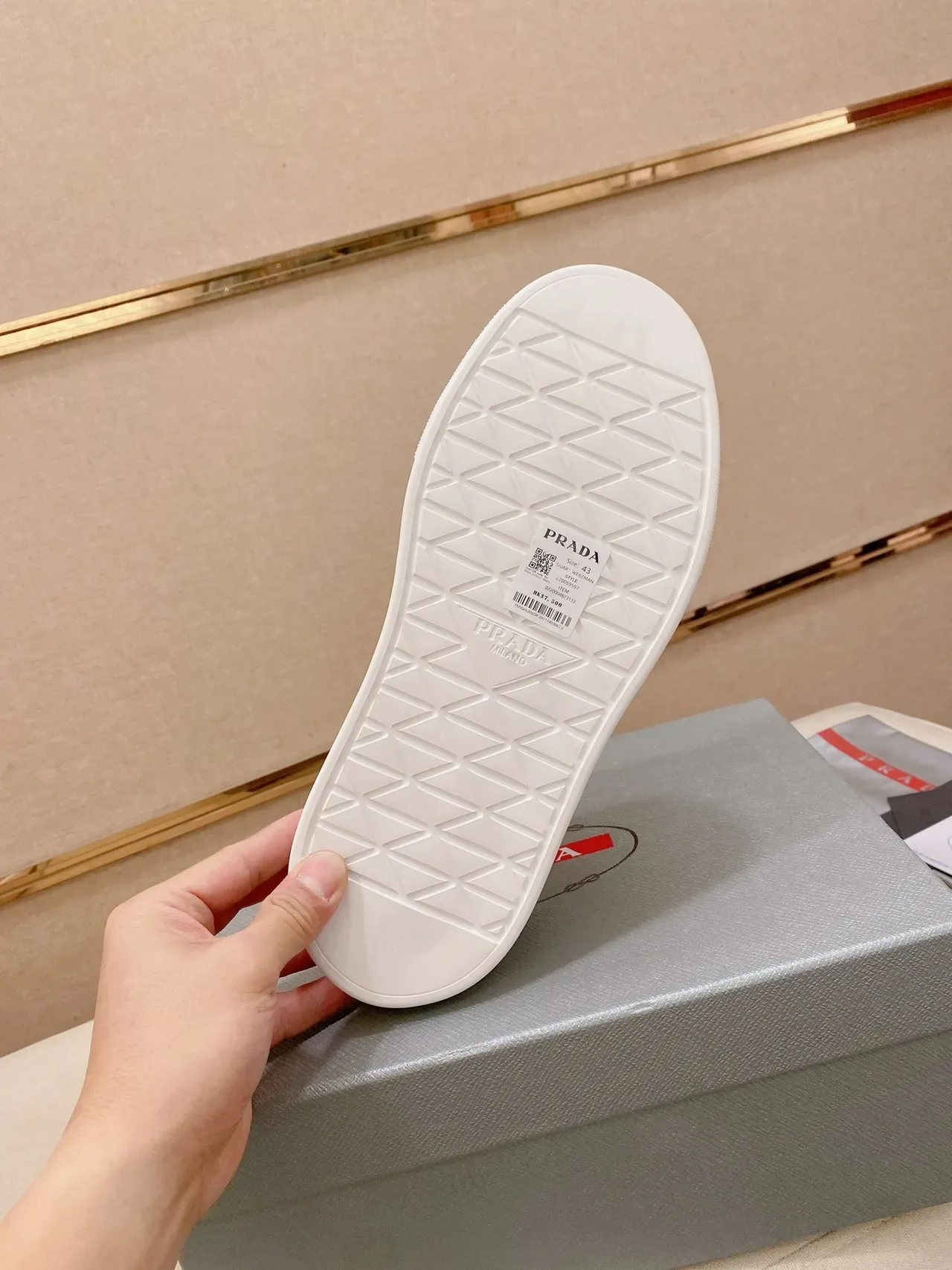 Prada Cloudbust White Platform Lifestyle Sneakers 2