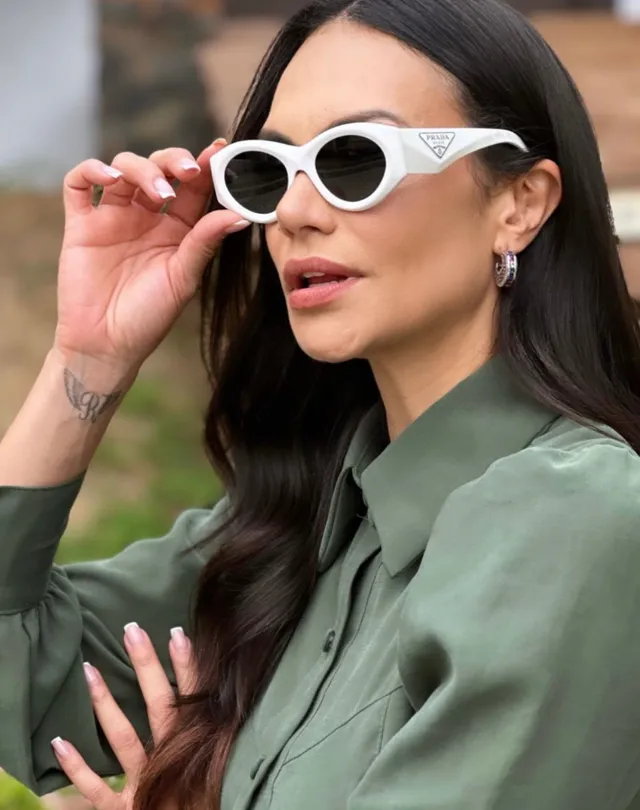 Prada PR 20ZS نظارات شمسية Havana/بني داكن 5