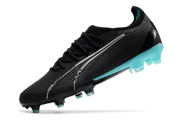 Puma Future Z 橙色蓝色 低帮针织鞋面 非对称系带 钉地足球鞋 24