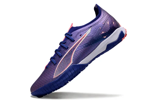 Puma Future Z Purple Blue Engineered Knit Upper Gradient Indoor Soccer Shoes 3